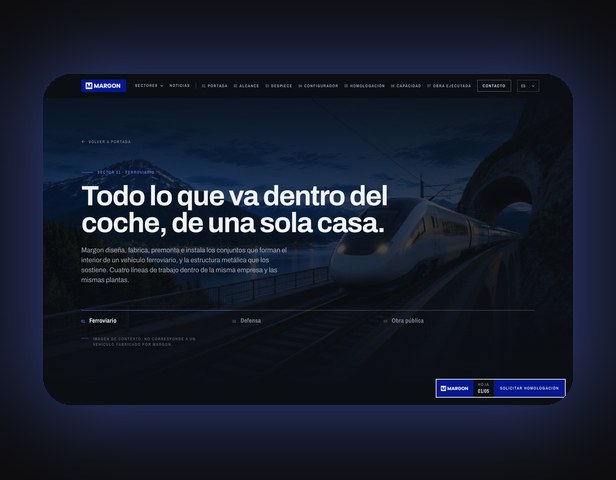 2. Una página por sector